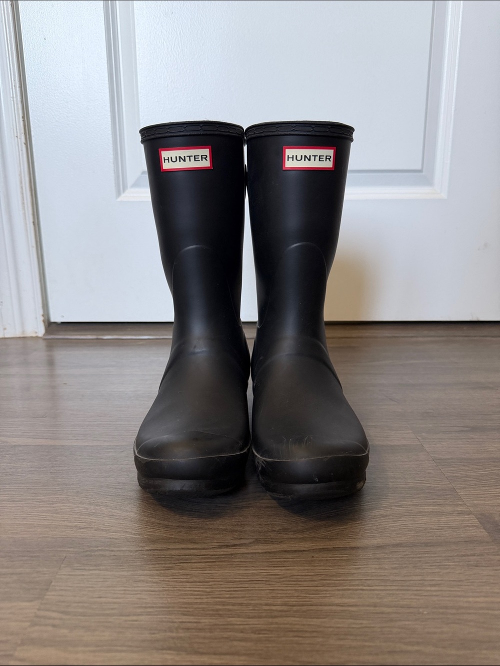 Hunter Original Short Midi Length Back Adjustable Rain Boots Outdoor Boots